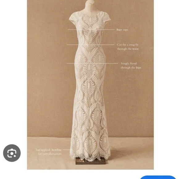 COPY - Preloved Anthropologie/BHLDN Ludlow Gown - Picture 2 of 14